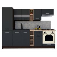 Bucatarie MARINA NEW 250 B Wenge / Decor 0164